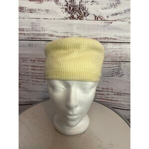 Jean-Charles Brosseau VINTAGE knit cap beanie Vanilla Cream